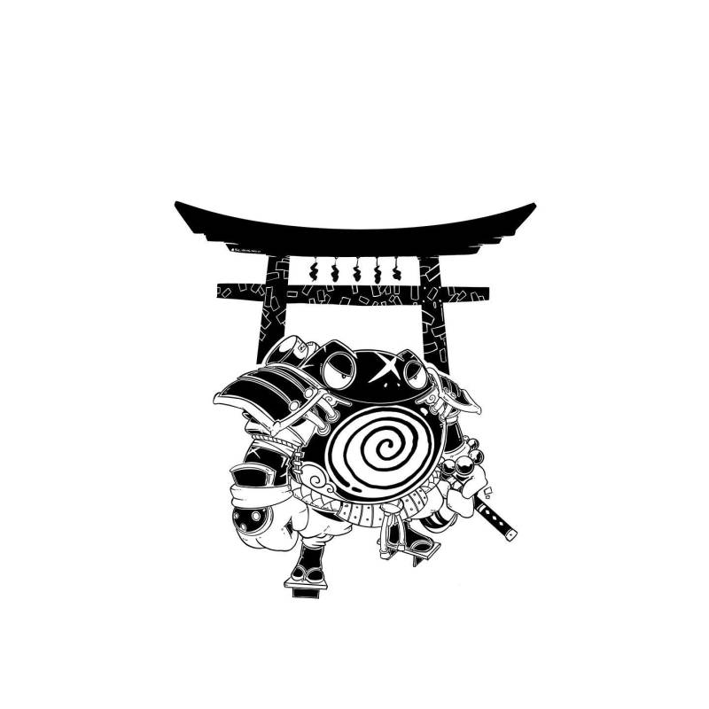 サムライ/ニンジャ 日本風スタイルのポケモンたち 侍/忍者/武士 イラスト アート